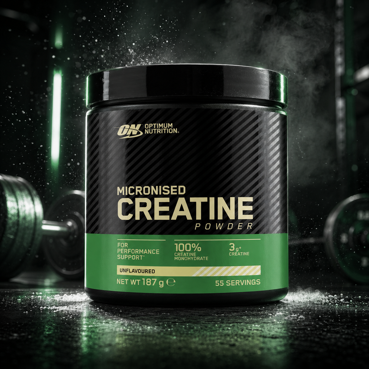 Optimum Nutrition Micronised Creatine 187g - Unflavoured