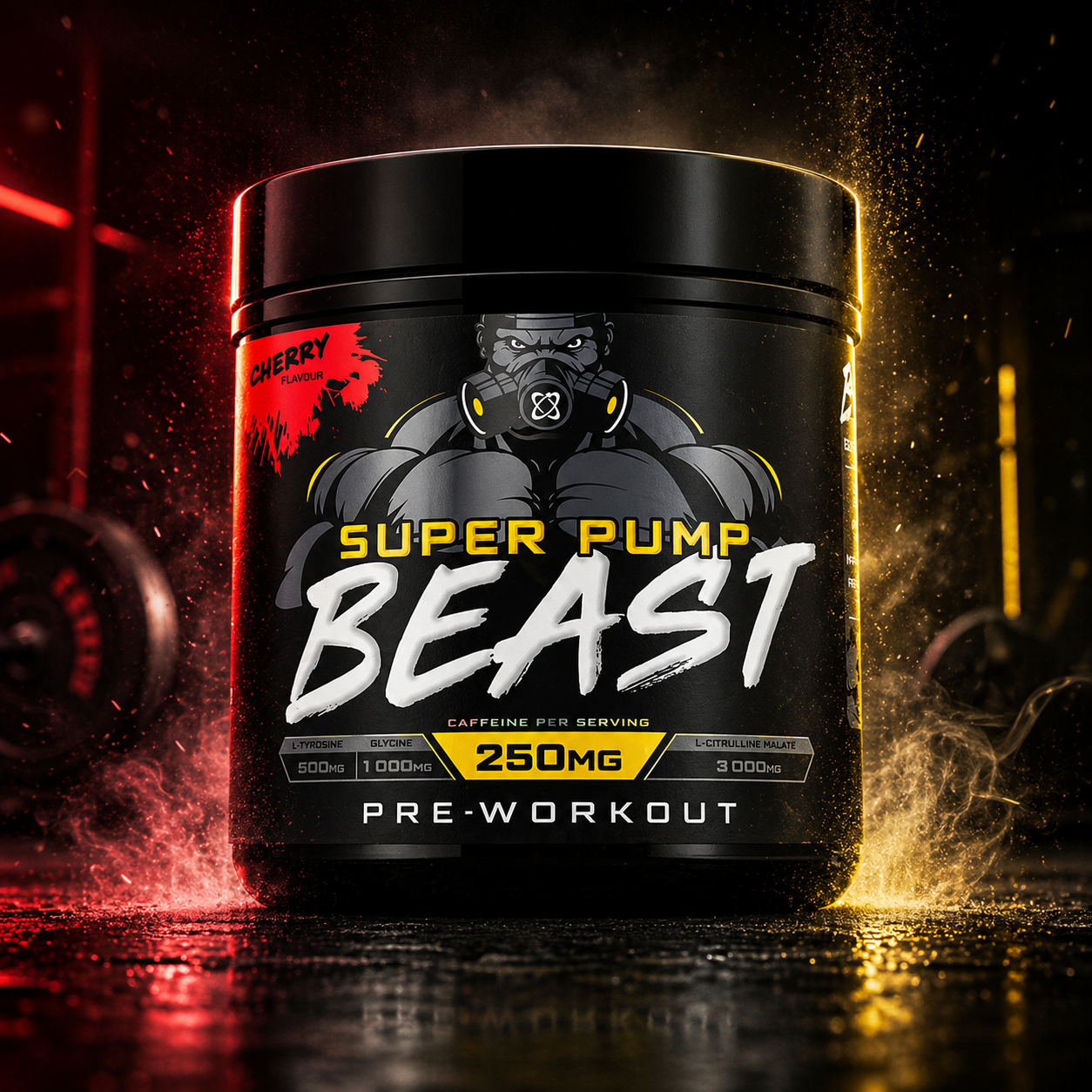 USN Super Pump Beast Pre-Workout 500g - Cherry
